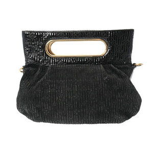 Louis Vuitton Monogram Motard Before Dark Black Suede Handbag